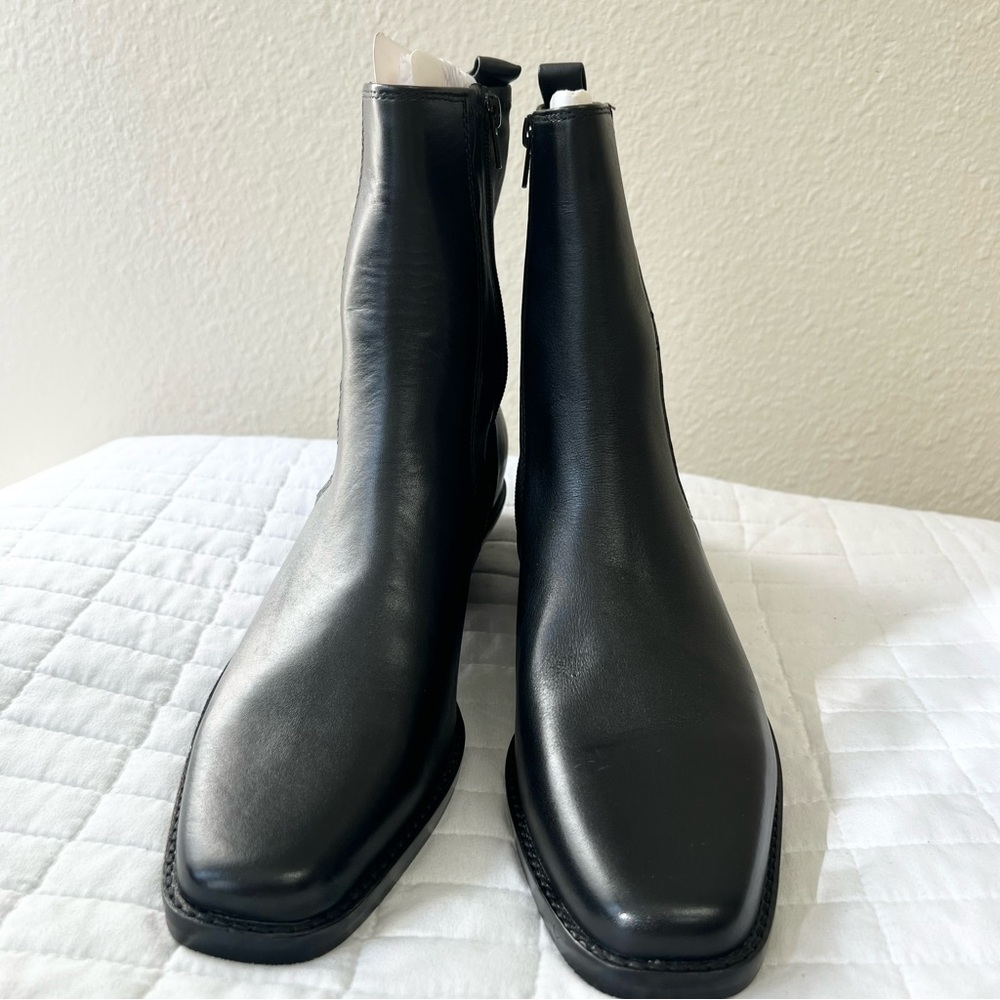 Madewell The Idris Ankle Boot in True Black Size 9 NWOB - Picture 7 of 10